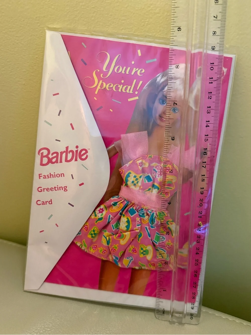 Barbie Bright Pink 'You're Special' Fashion Greeting Card